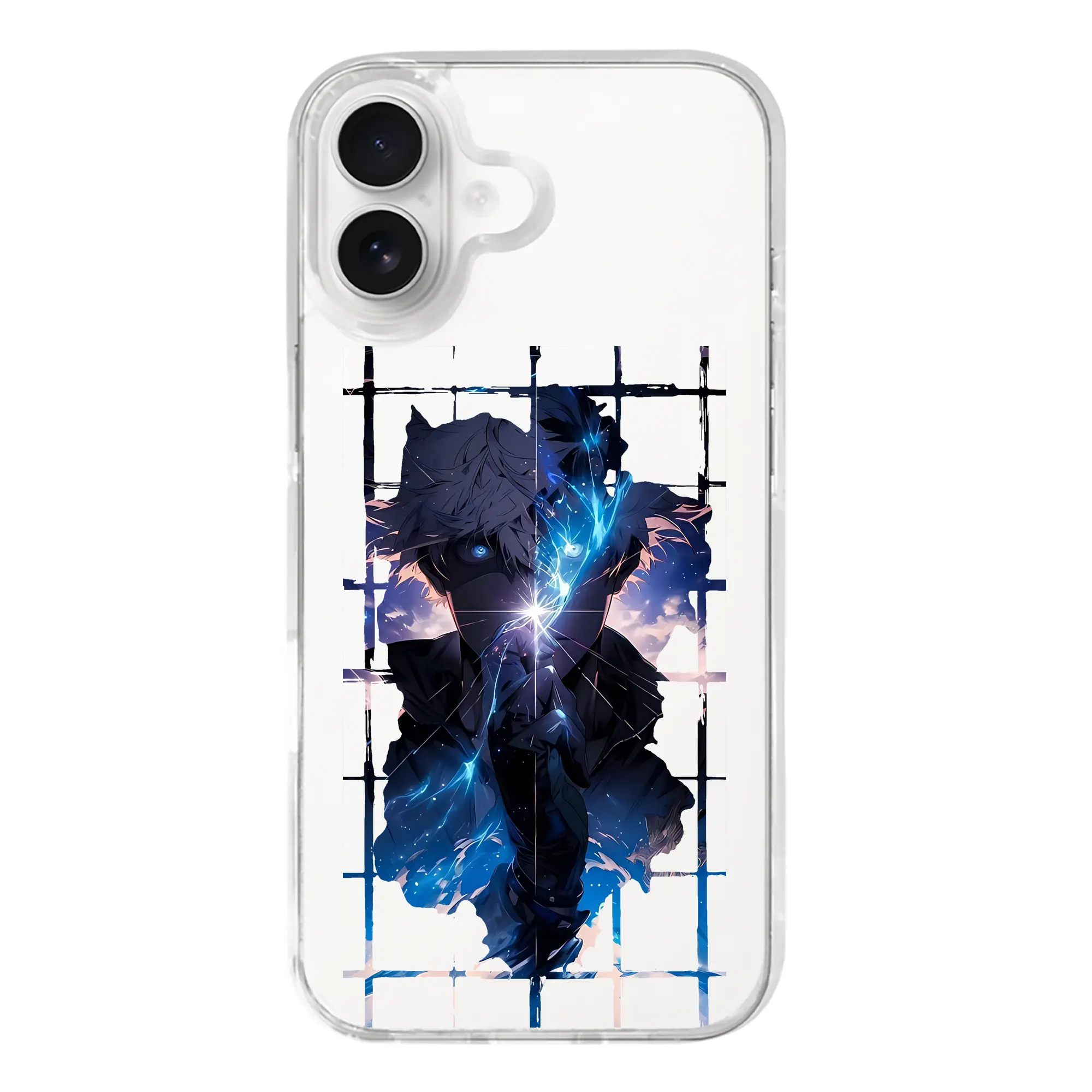 呪術廻戦 グッズ,五条 悟 - iPhone 17シリーズ 透明スマホケース – 薄型・耐衝撃・精密フィット保護カバー